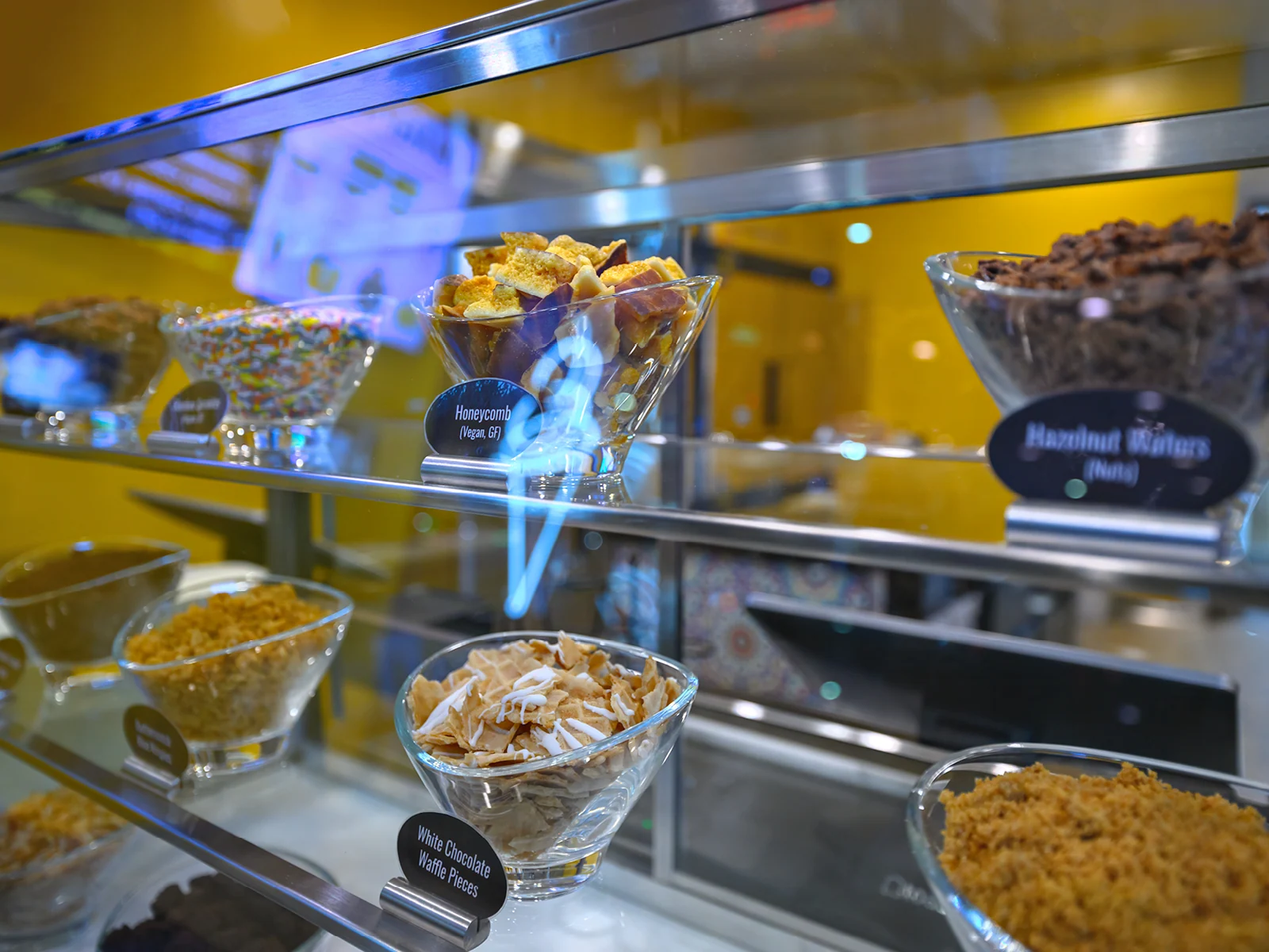 Counter with Topping Choices